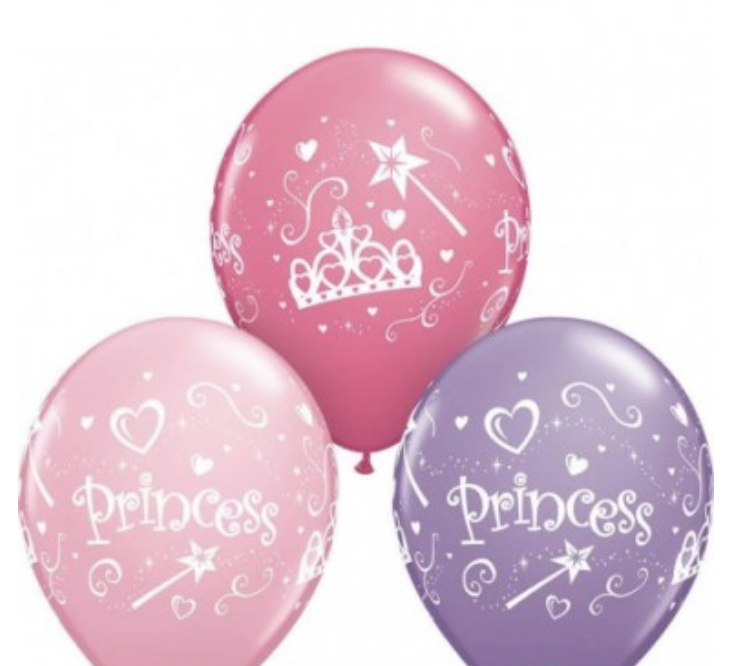 GLOBOS LATEX PRINCESS PACK 10