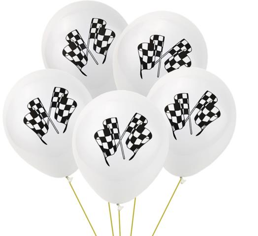 GLOBOS LATEX BANDERA CIRCUITO PACK 10