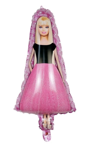 GLOBO SILUETA BARBIE 70*30