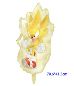 Globo Sonic forma amarillo