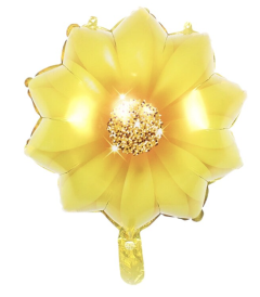 GLOBO FLOR AMARILLA