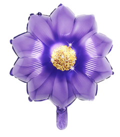 GLOBO FLOR LILA