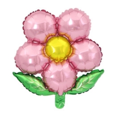 GLOBO FLOR MARGARITA ROSA