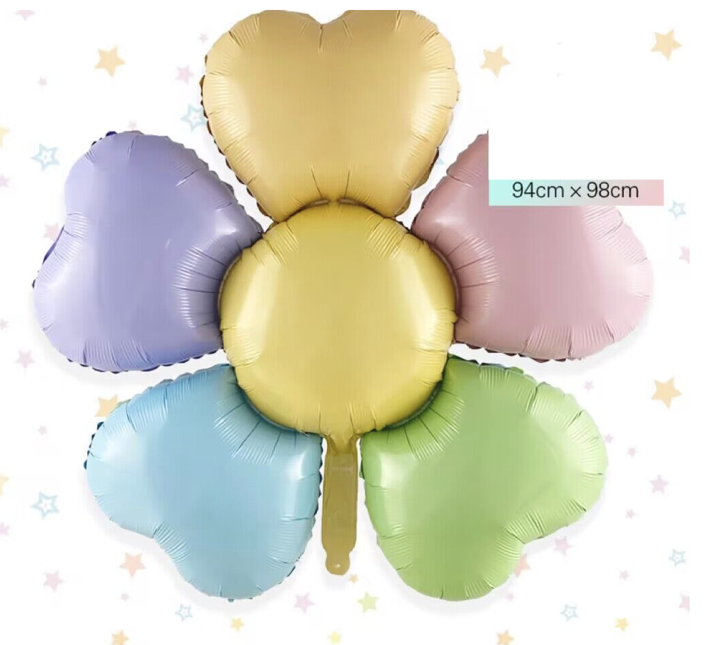 Globo flor 5 colores 98 x 94 cm