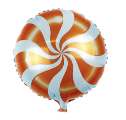 GLOBO PIRULETA NARANJA 18"