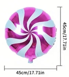 GLOBO PIRULETA FUCSIA 18"