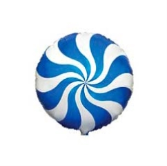 GLOBO PIRULETA AZUL FUERTE 18"