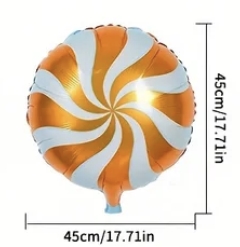 GLOBO PIRULETA DORADA 18"