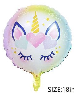 UNICORNIO PASTEL 18"