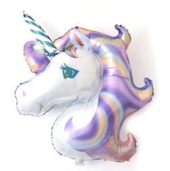 FORMA UNICORNIO PASTEL LILA
