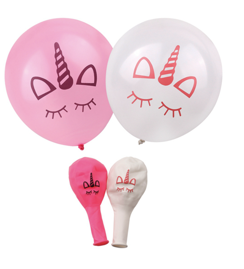 GLOBOS LATEX UNICORNIO PACK 10
