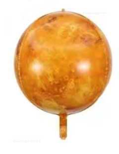 GLOBO FOIL SISTEMA SOLAR 3D. 22" VENUS