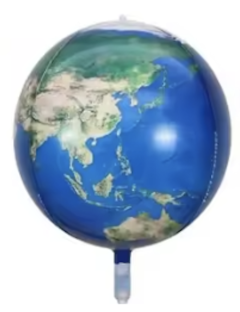 GLOBO FOIL SISTEMA SOLAR 3D. 22" TIERRA