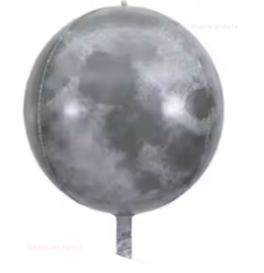 GLOBO FOIL SISTEMA SOLAR 3D. 22" LUNA