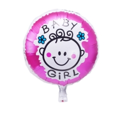 GLOBO POLIAMIDA BABY GIRL 18"