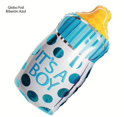[17635] Globo foil Biberon Azul