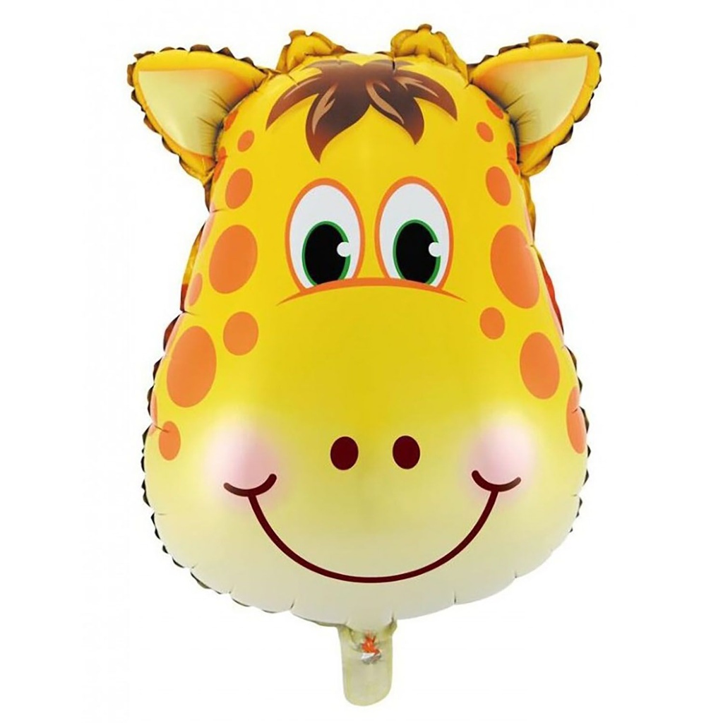 GLOBO MYLAR CABEZA JIRAFA 46CM X 63.6CM