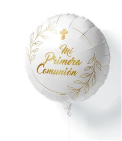 GLOBO COMUNI.ORO H.CRUZ 45CM