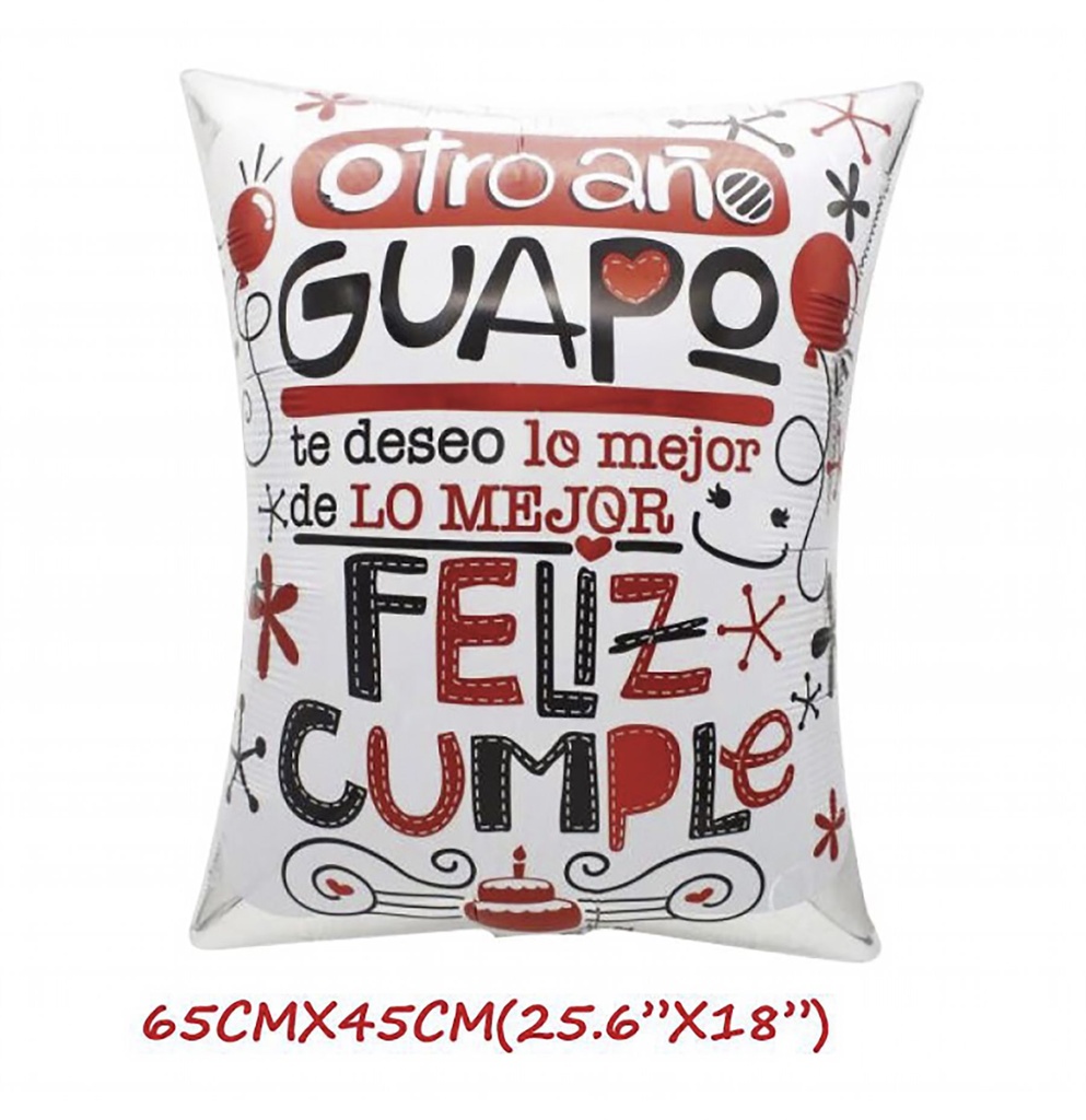 GLOBO FOIL OTRO AÑO GUAPO 18"