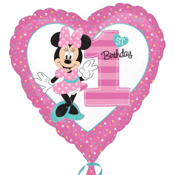 *18"/45cm (S60) MINNIE 1st BIRTHDAY