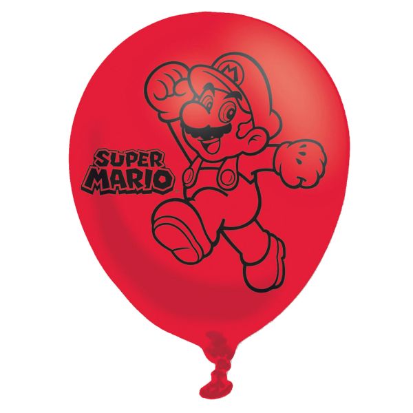 *GLOBOS LATEX 4C: SUPER MARIO 4CARAS (6X6)