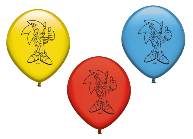 GLOBOS SONIC (**12X8)