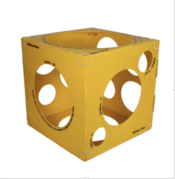 Calibrador de globos carton 40*40*40