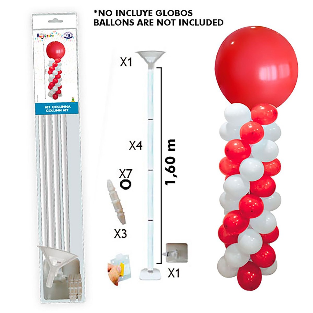 KIT COLUMNA 1,60 M PARA GLOBOS