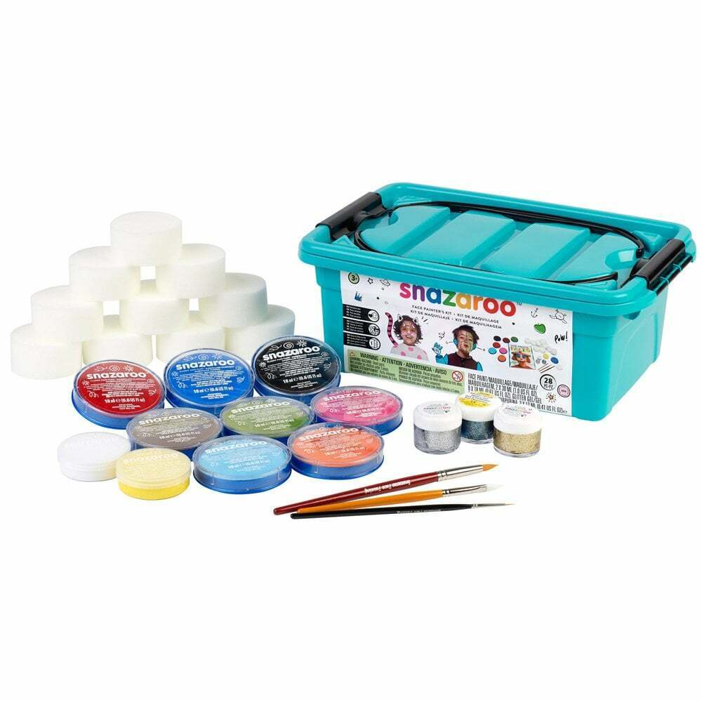 SNAZAROO FACE PAINTERS KIT-28 PIEZAS