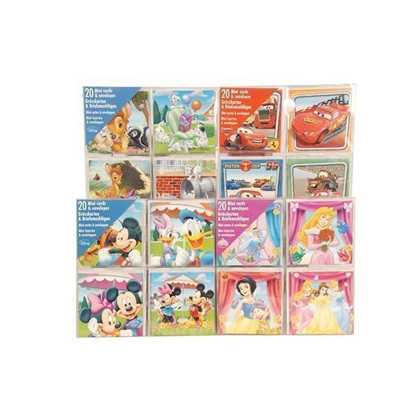 Tarjetas y sobres de mini 20pcs