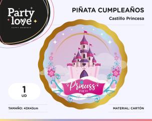 PIÑATA CASTILLO PRINCESA 43X43CM