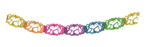 [4602] GUIRNALDA PAPEL MULTICOLOR 360X16X16