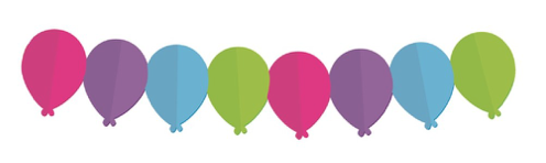 [4605] GUIRNALDA PAPEL GLOBOS MULTICOLOR 360X13.3X18