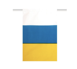 BANDERA PLÁSTICO CANARIAS 50 MTS. 20X30CM