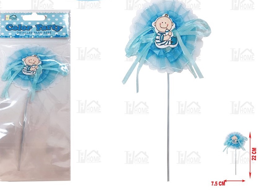 PALITO DECORACION BABY AZUL