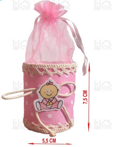 BOLSITA DE TELA PARA REGALO BABY GIRL