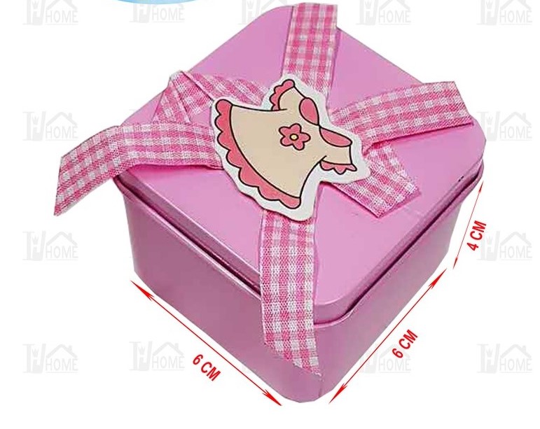 CAJITA REGALO BABY ROSA 4X6X6CM