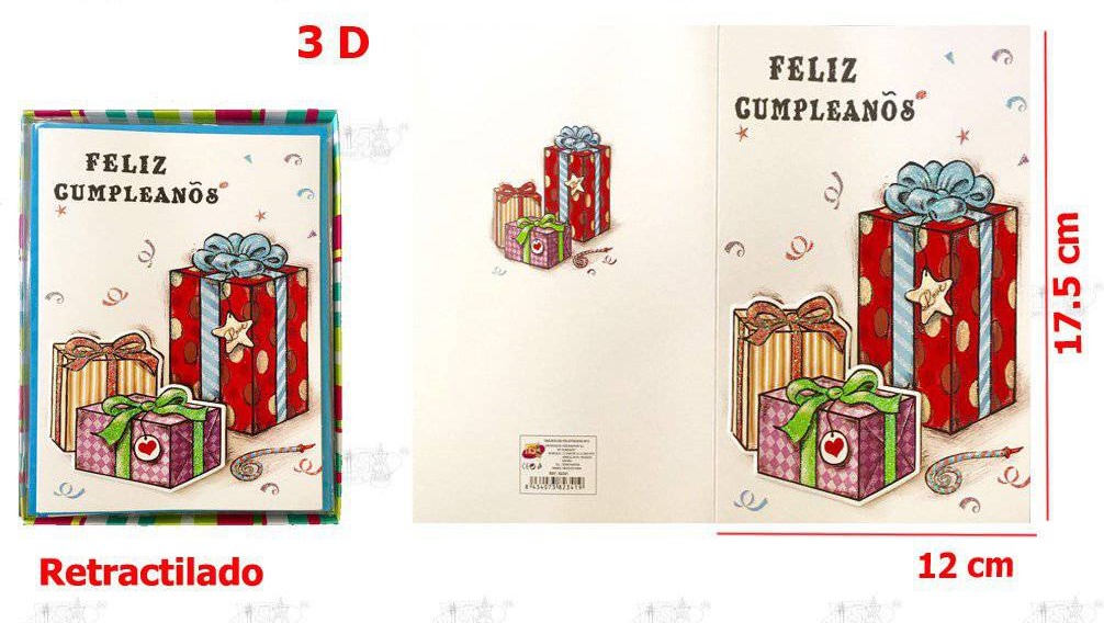 **TARJETA DE FELICITACION W13