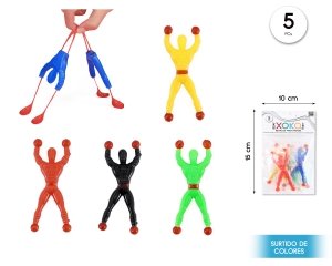 PACK PINATA ESCALADORES PEGAJOSOS 5PC