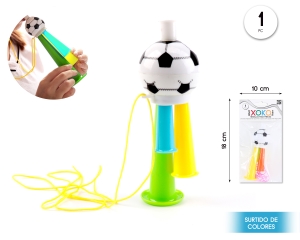 PACK PIÑATA FUTBOL BOCINA 1PC