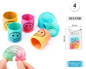PACK PIÑATA MUELLE ARCOIRIS 4PC
