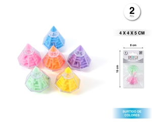 PACK LLAVERO DIAMANTE LABERINTO 2PC