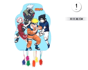1 PIÑATA MEDIANA NARUTO 33X46CM