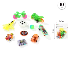 PACK PINATA BOYS 10PC