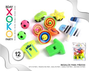 PACK PINATA BOY 12PC 1