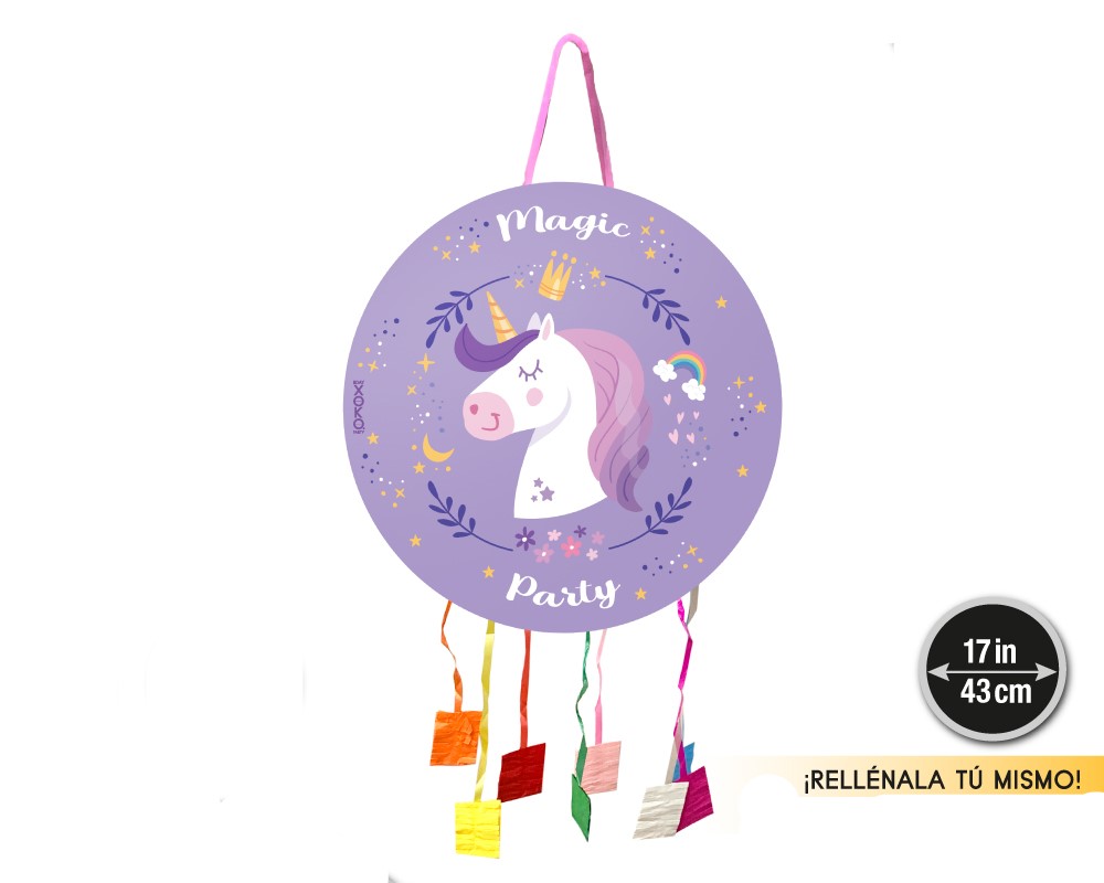 PIÑATA UNICORNIO 43CM