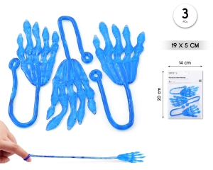 PACK PINATA MANOS PEGAJOSAS 3PC