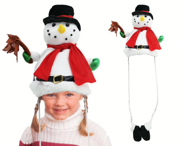 GORRO FOAM MUÑECO DE NIEVE