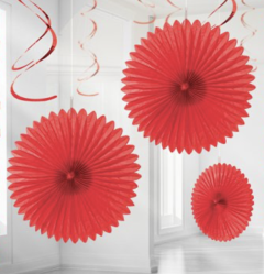 COLGANTE DE PAPEL ROJO