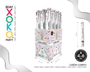 CAÑON CONFETTI FESTIVO 40CM